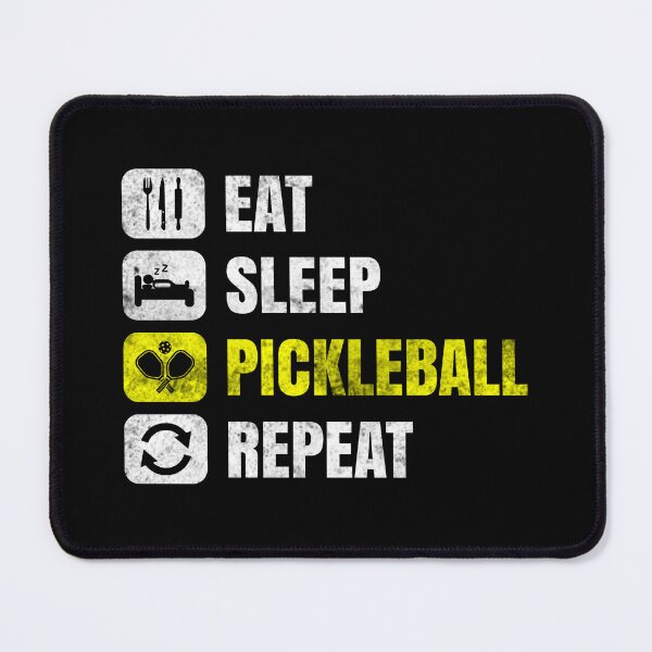 Item preview, Eat Sleep Pickleball Repeat - Funny Pickleball sayings designed and sold by motivationaltee.