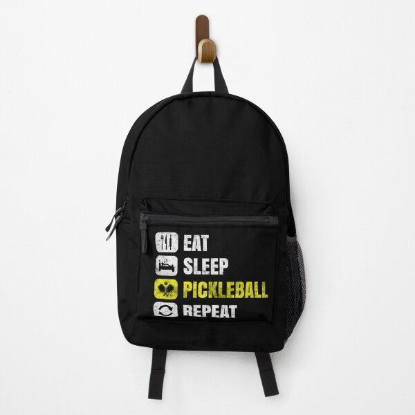 Item preview, Eat Sleep Pickleball Repeat - Funny Pickleball sayings designed and sold by motivationaltee.