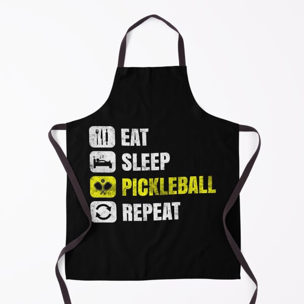 Item preview, Eat Sleep Pickleball Repeat - Funny Pickleball sayings designed and sold by motivationaltee.