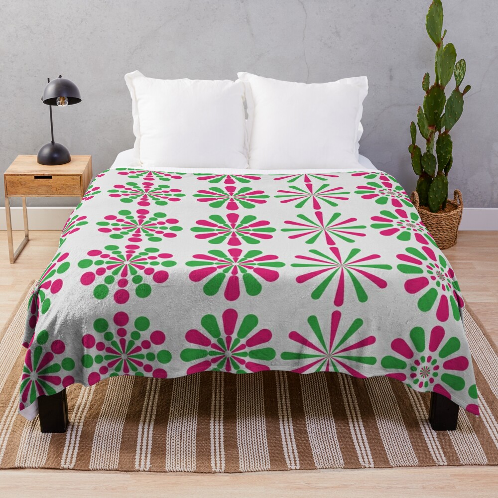 More discount price Geometric Flower Patterns, Flower Patterns, Floral Patterns, Shapes and Patterns Throw Blanket Bl-CCEZL669