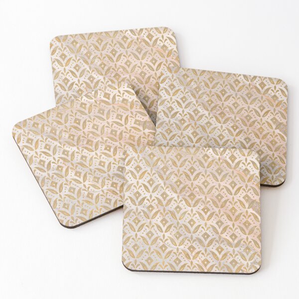 Item preview, Elegant gold and stone art deco pattern, faux metallic and stone elegance designed and sold by Orianah.