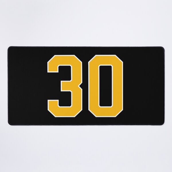 Yellow Number 30 lucky sports jersey thirty Sticker for Sale by