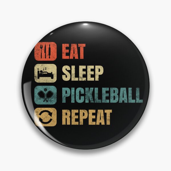 Item preview, Funny Pickleball Sayings Eat Sleep Pickleball Repeat  designed and sold by motivationaltee.