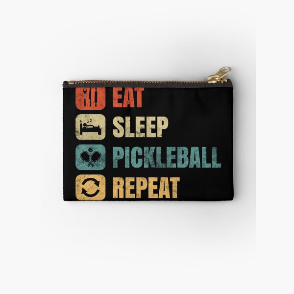 Item preview, Funny Pickleball Sayings Eat Sleep Pickleball Repeat  designed and sold by motivationaltee.