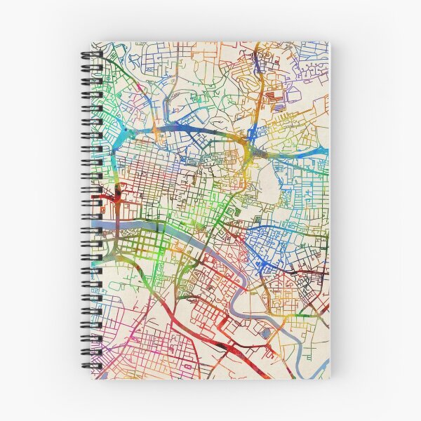Item preview, Glasgow Street Map designed and sold by ArtPrints.