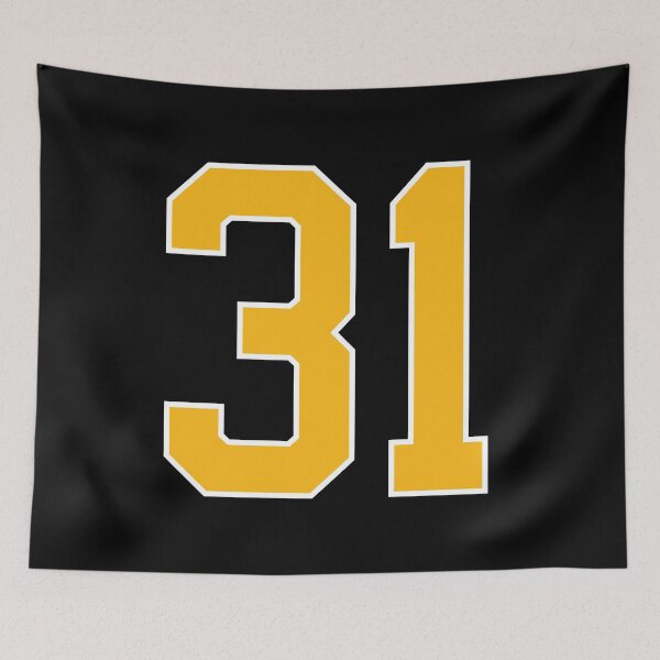 Item preview, Yellow Number 31 lucky sports jersey thirty one designed and sold by HeavyStyle.