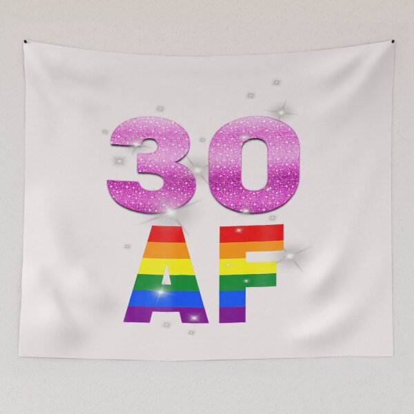 Item preview, 30 Af Lgbt Gay Pride depuis 1988 Bel anniversaire designed and sold by LucyDavies01.