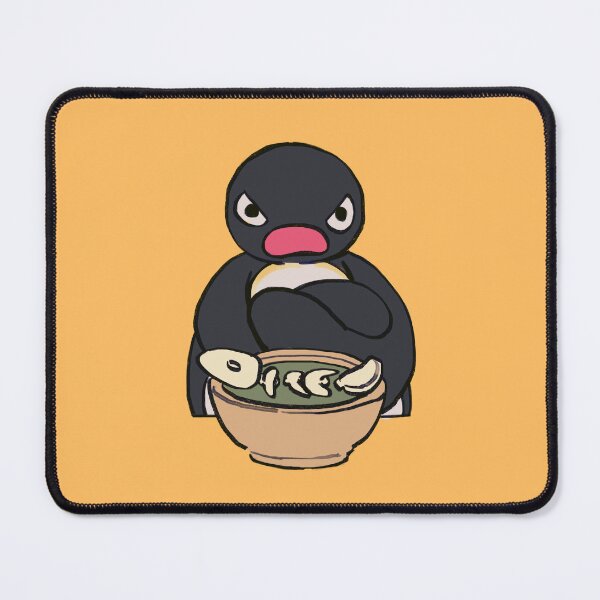 Item preview, I draw sulking penguin with his meal meme designed and sold by RansRoom.