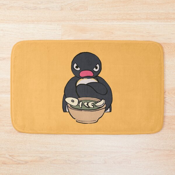 Item preview, I draw sulking penguin with his meal meme designed and sold by RansRoom.