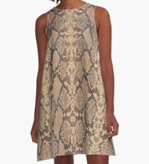 Snake Skin A-Line Dress