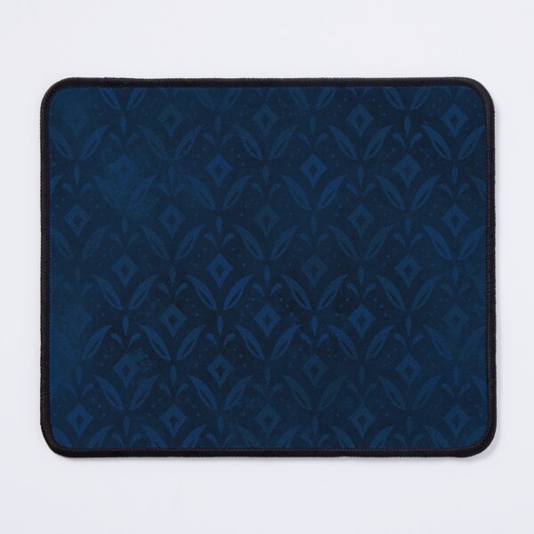 Item preview, Elegant Royal Blue Art Deco Pattern, deep blue faux metallic and velvet luxury designed and sold by Orianah.