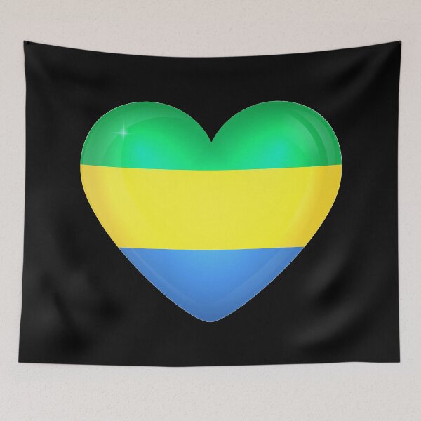 Item preview, My heart is in Gabon, Love Gabon. designed and sold by ArtIsParty.