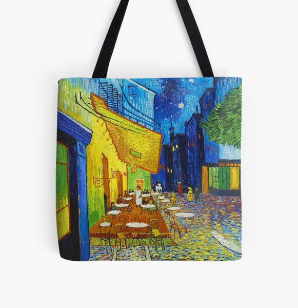 Van Gogh Café Terrace at Night Beaded Club Bag