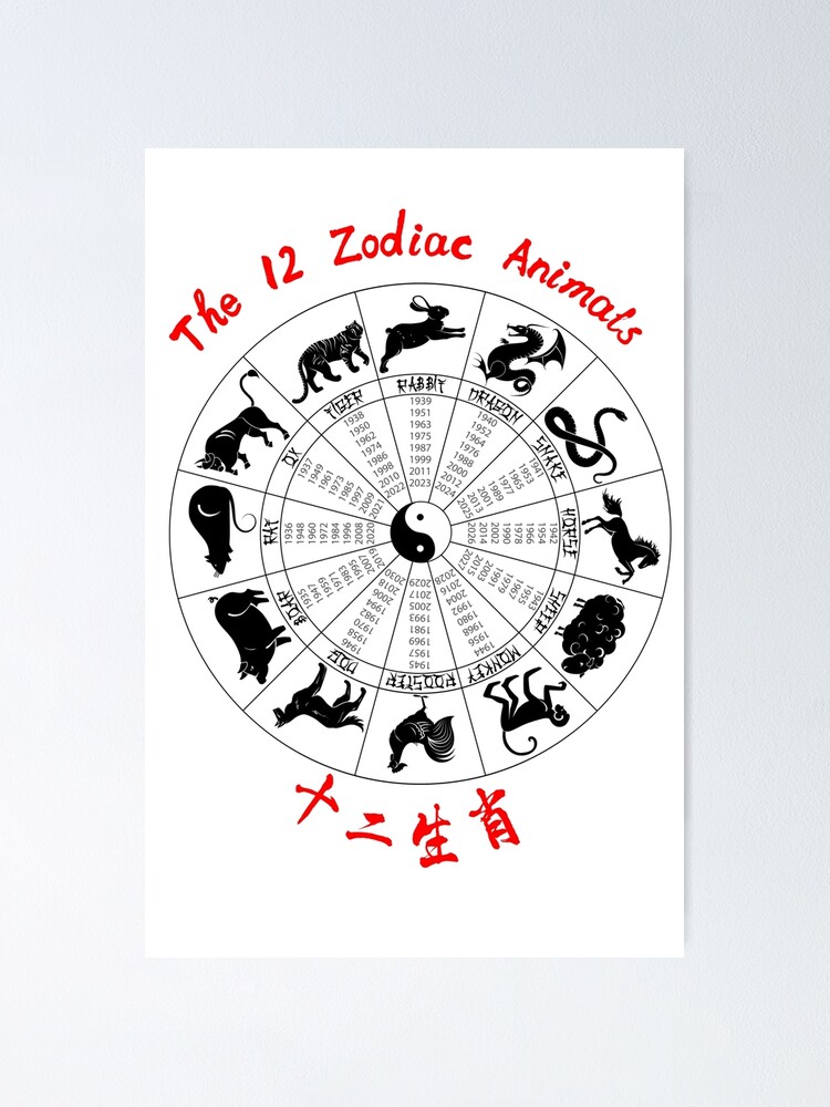 The 12 Chinese Zodiac Animals