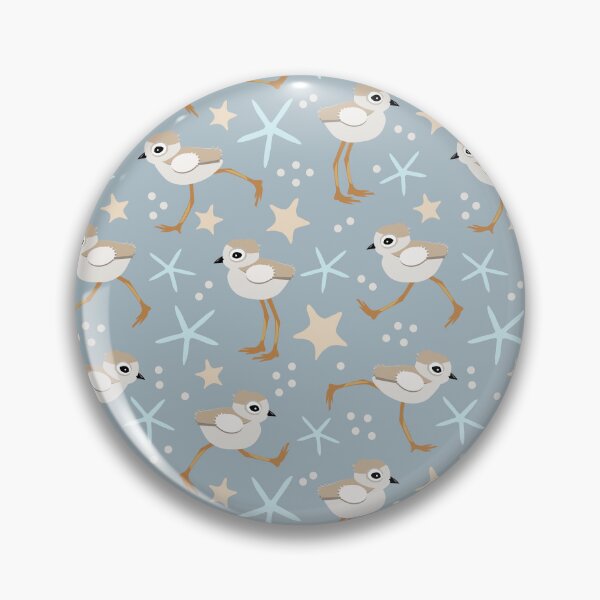 Item preview, Piping Plover Beachcomber Blues designed and sold by AntiqueImages.