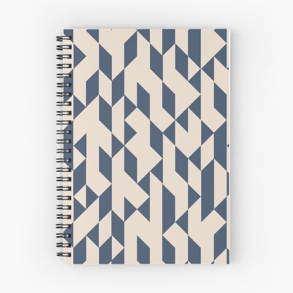 Item preview, Abstract Geometric Pattern Ivory and Navy designed and sold by meggydesigns.