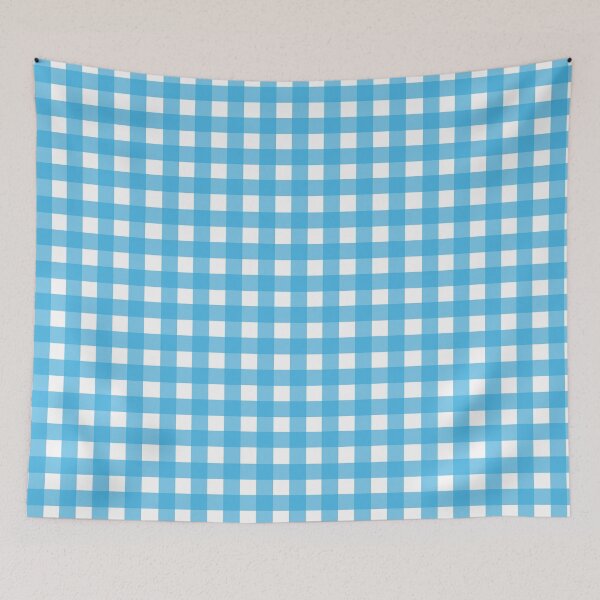 Item preview, Blue gingham  designed and sold by BeaQueipo.