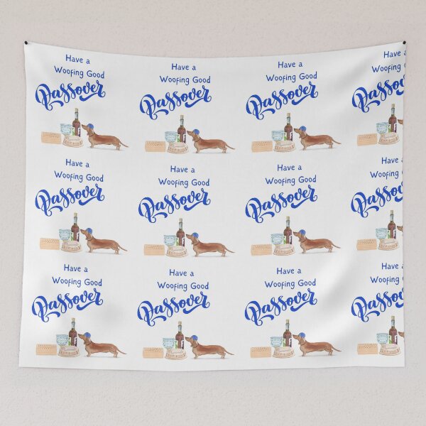 Item preview, Have a Woofing Good Passover  - Passover Dog designed and sold by thekosherhub.
