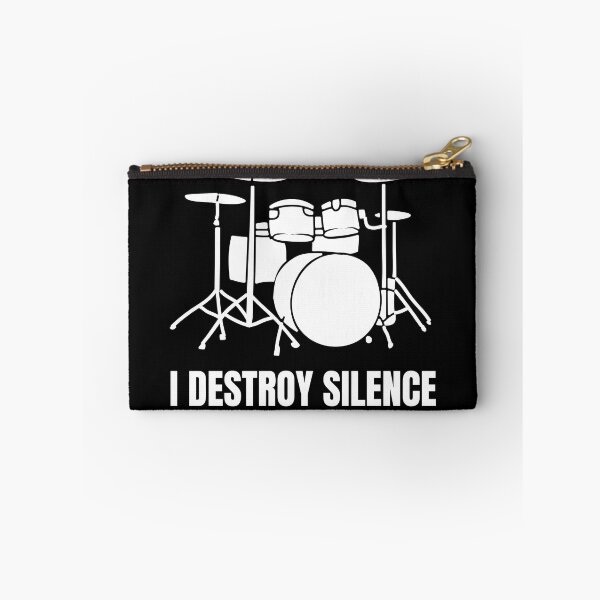 Item preview, Funny I Destroy Silence Drum Band For A Drums Player As A Drummer  designed and sold by Funwithmusic.