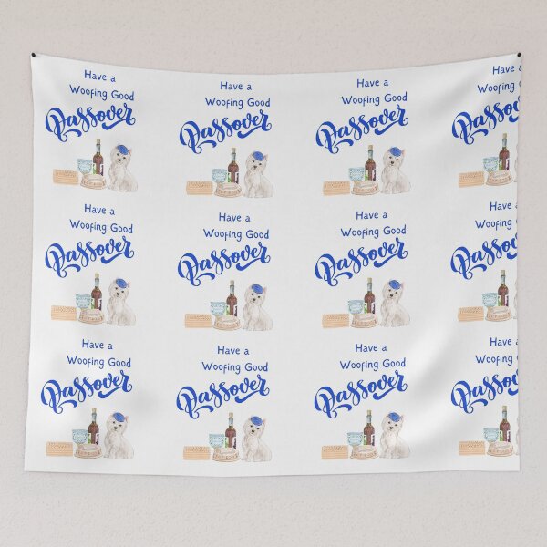 Item preview, Have a Woofing Good Passover Westie  - Passover Pet designed and sold by thekosherhub.
