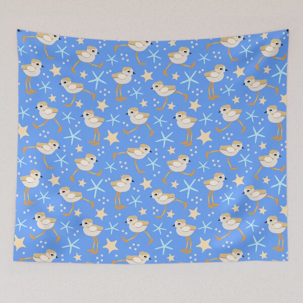 Item preview, Piping Plovers on the Beach designed and sold by AntiqueImages.