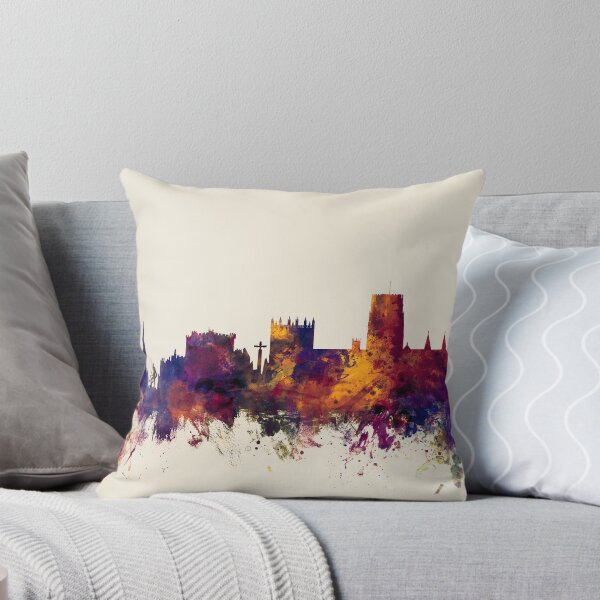 Item preview, Durham England Skyline Cityscape designed and sold by ArtPrints.