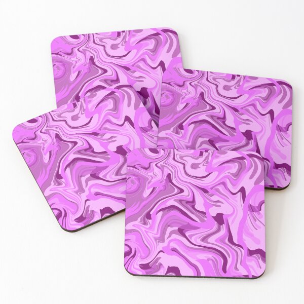 Item preview, Pastel Pink And Purple Swirl Abstract Pattern In Neutral Colors designed and sold by Rolors.