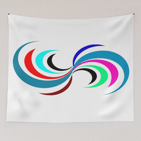 Item preview, Colorful pattern - Windy colors  designed and sold by Shirley cute art .
