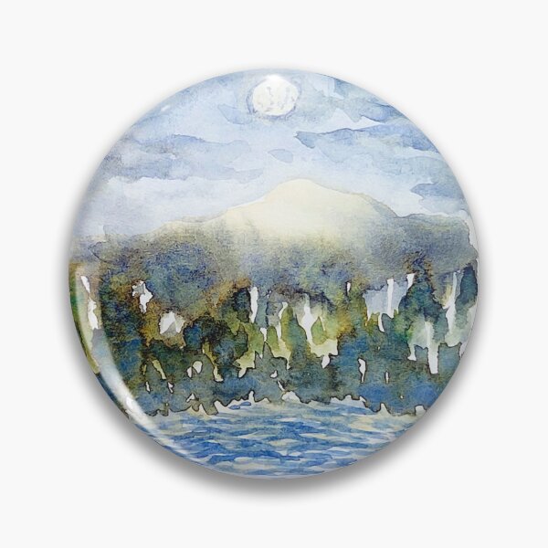 Item preview, Watercolor forest scene at night designed and sold by LillybellDesign.