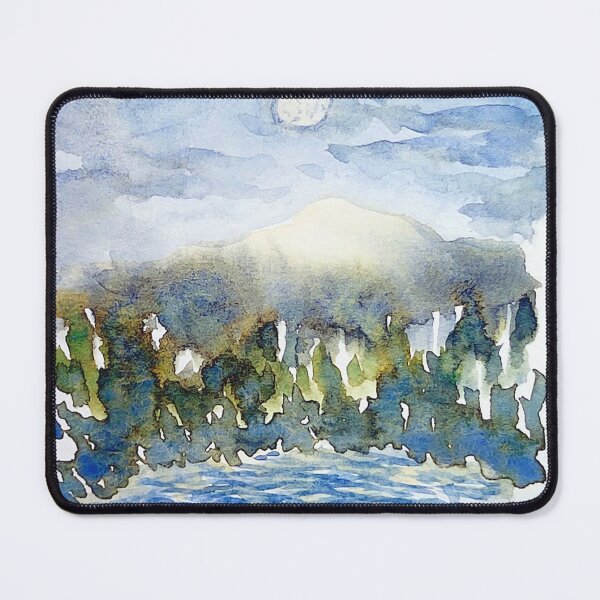 Item preview, Watercolor forest scene at night designed and sold by LillybellDesign.