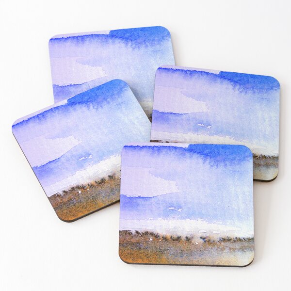 Item preview, Watercolor Blue Sky Desert Landscape designed and sold by LillybellDesign.
