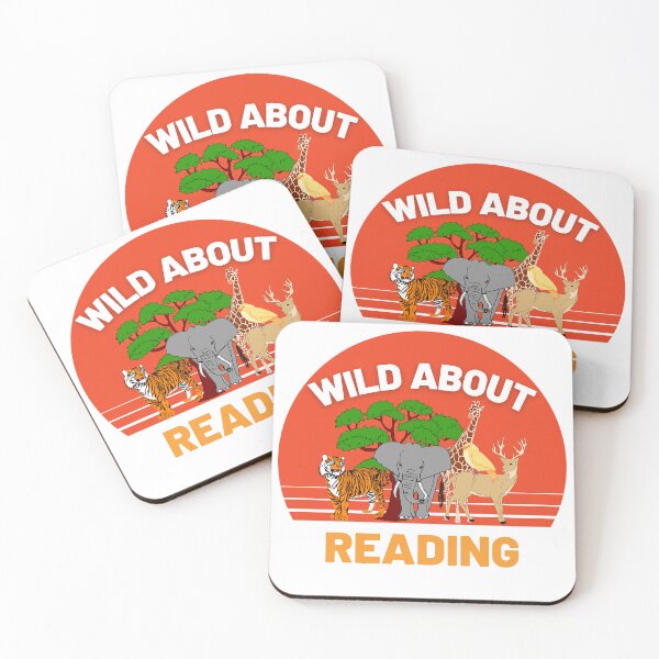 Item preview, Wild About Reading - Book Lover Art Designs designed and sold by Manilyn0907.