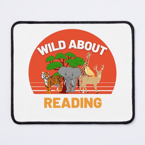 Item preview, Wild About Reading - Book Lover Art Designs designed and sold by Manilyn0907.