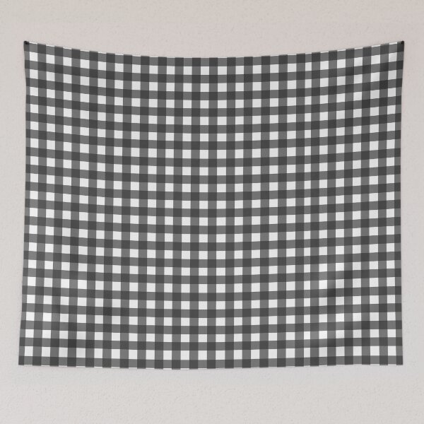 Item preview, Black and white gingham  designed and sold by BeaQueipo.
