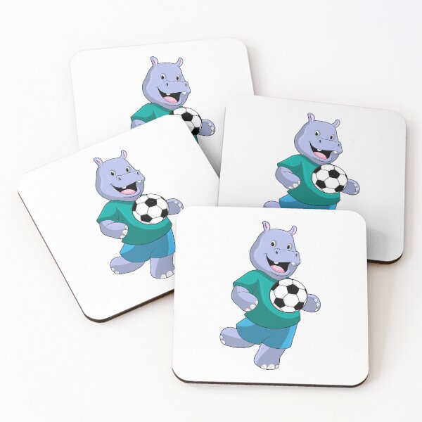 Item preview, Hippo as Soccer player with Soccer designed and sold by Snabdesign84.