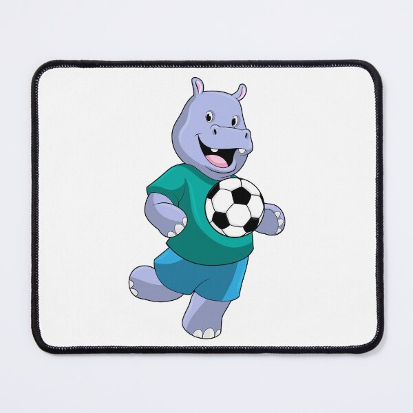 Item preview, Hippo as Soccer player with Soccer designed and sold by Snabdesign84.