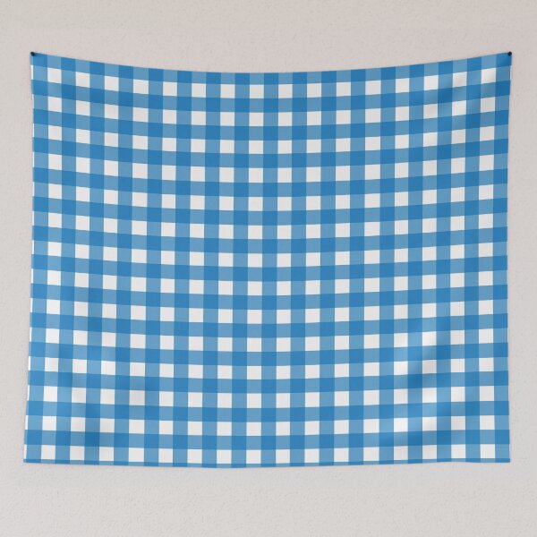 Item preview, Blue gingham  designed and sold by BeaQueipo.