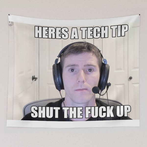 Item preview, Linus Tech Tips | heres a tech tip  designed and sold by Rainfalling.