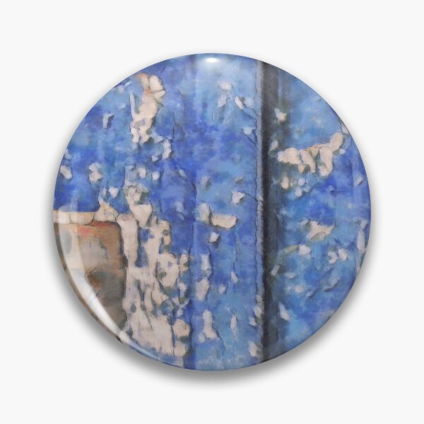 Item preview, Old blue building  designed and sold by Photopat.