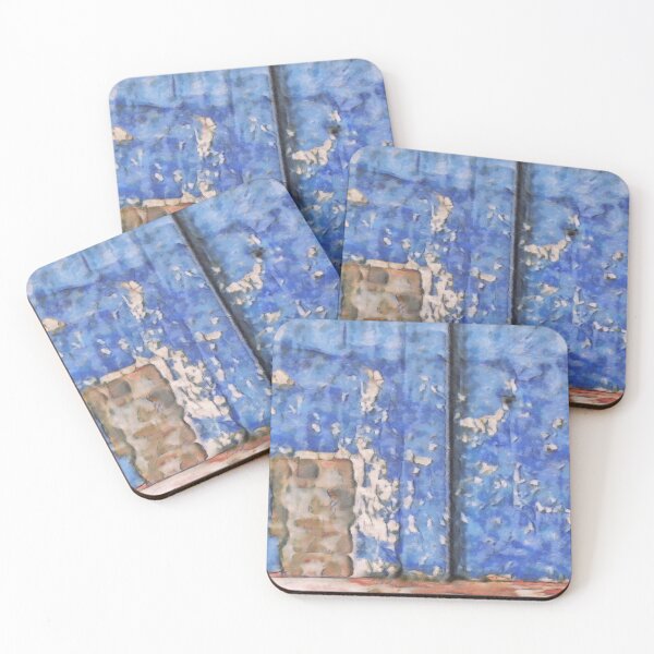 Item preview, Old blue building  designed and sold by Photopat.