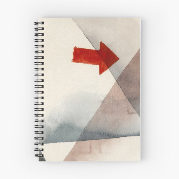 Item preview, Red Arrow White Abstract Painting designed and sold by SFTStudio.