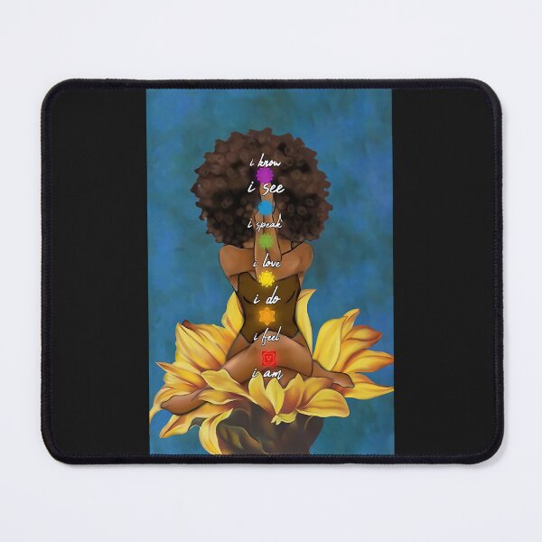 Item preview, Black Girl Yoga Spécial Tournesol designed and sold by LucyDavies01.