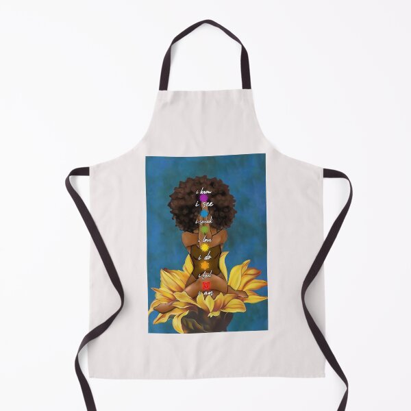 Aperçu de l'œuvre Black Girl Yoga Spécial Tournesol créée et vendue par LucyDavies01.
