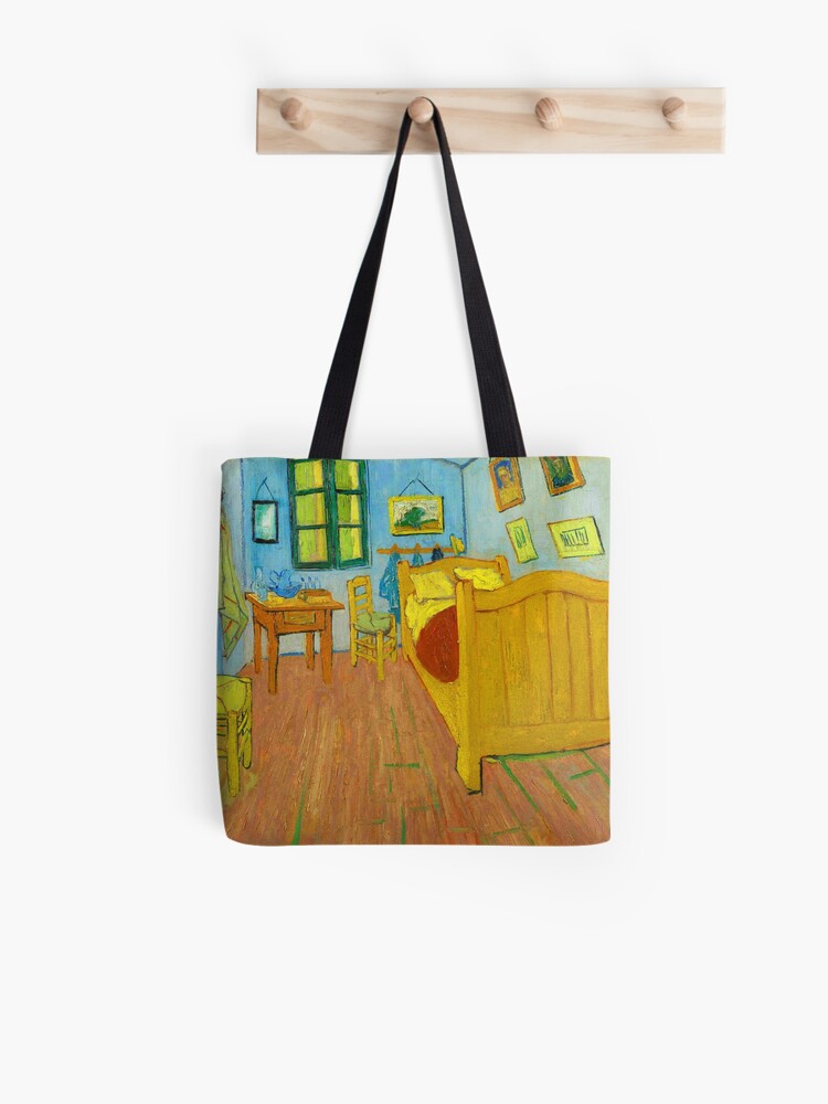Masterpiece Painting Tote Bag(Vincent Van Gogh-In The Bedroom)