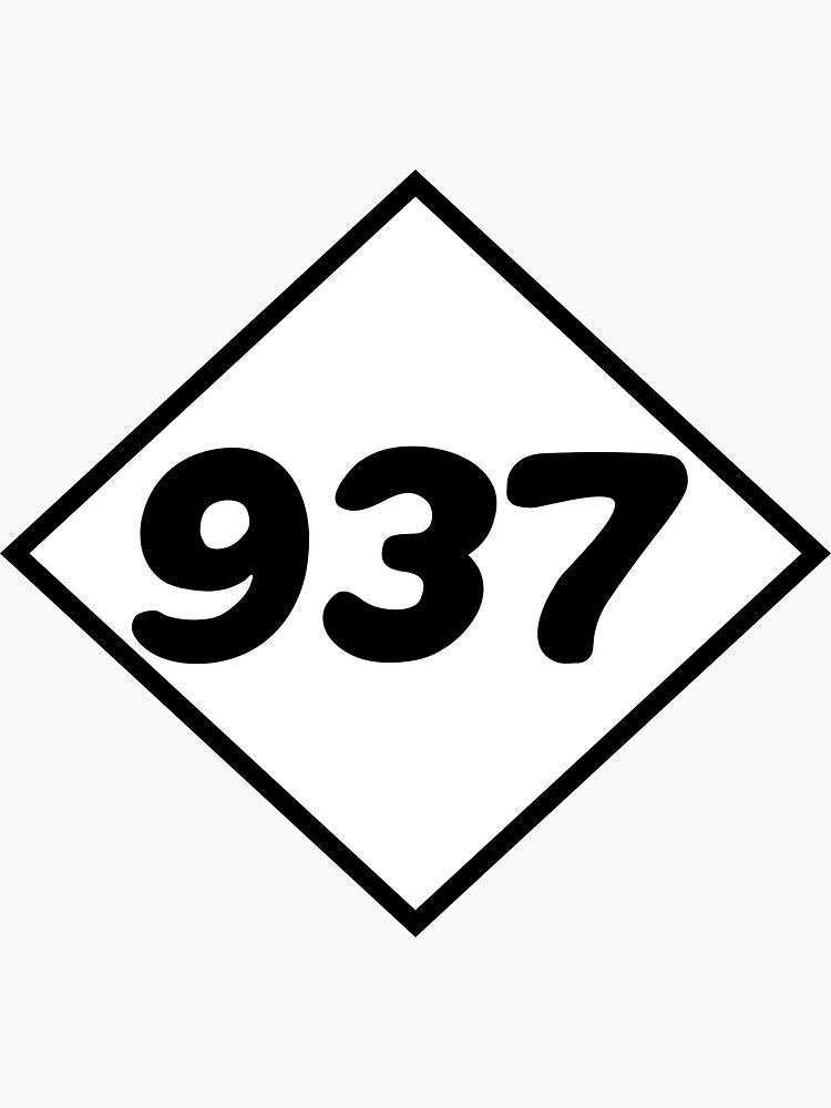 dayton-937-area-code-sticker-by-thetribe-redbubble