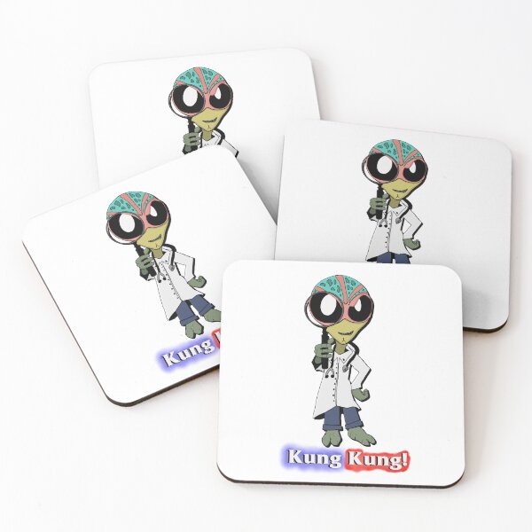 Item preview, Resident alien caricature drawing with magnifying glass  designed and sold by MAF_Merch.