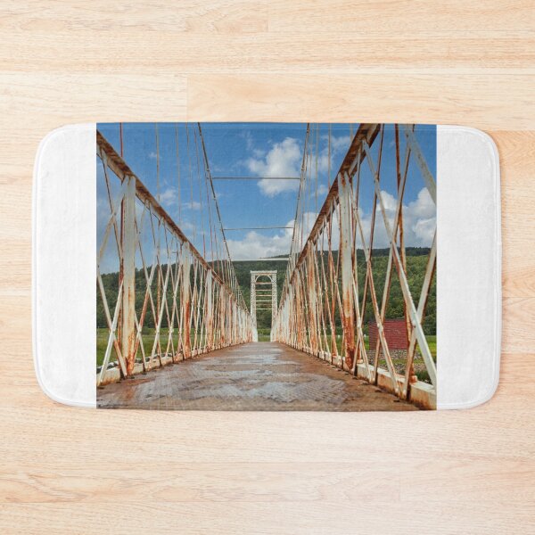 Item preview, Rusty victorian suspension bridge designed and sold by Photopat.