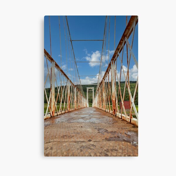 Item preview, Rusty victorian suspension bridge designed and sold by Photopat.
