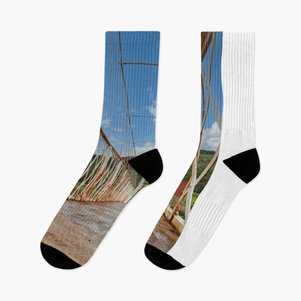 Item preview, Rusty victorian suspension bridge designed and sold by Photopat.