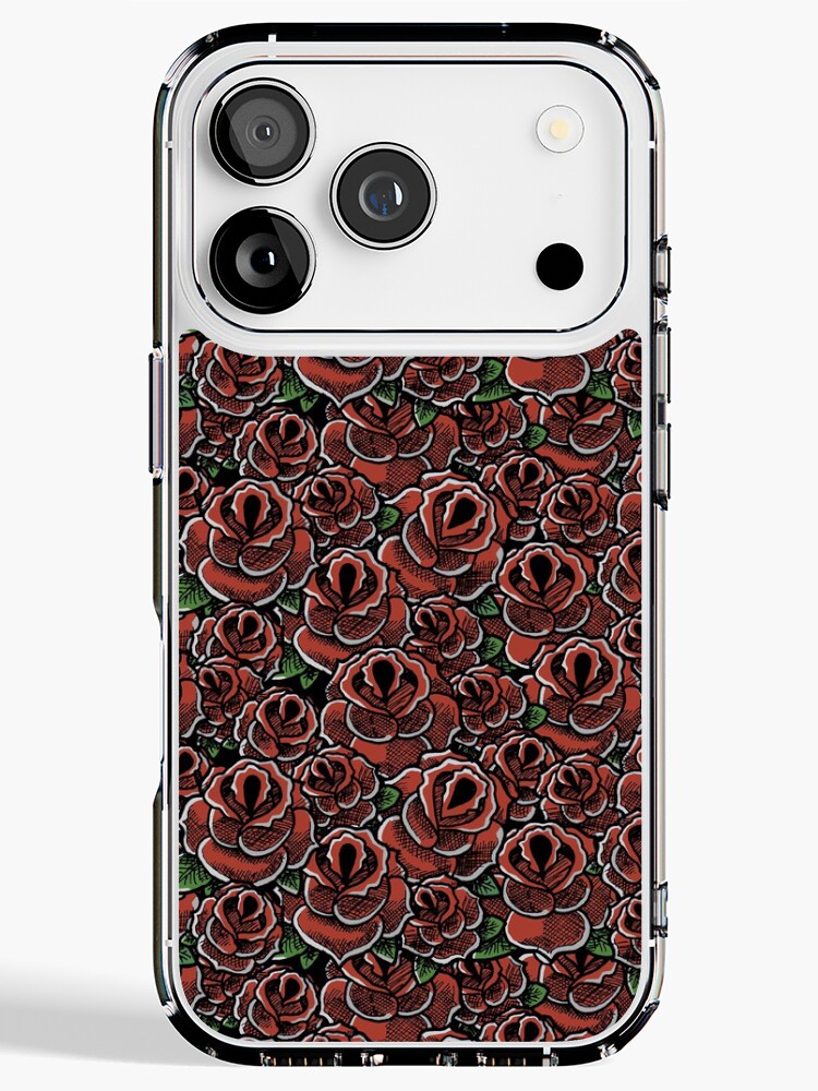 Thumbnail 1 of 5, iPhone Case, Inked Roses designed and sold by d13design.